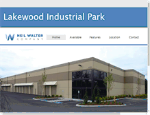 Tablet Screenshot of lakewoodindpark.com